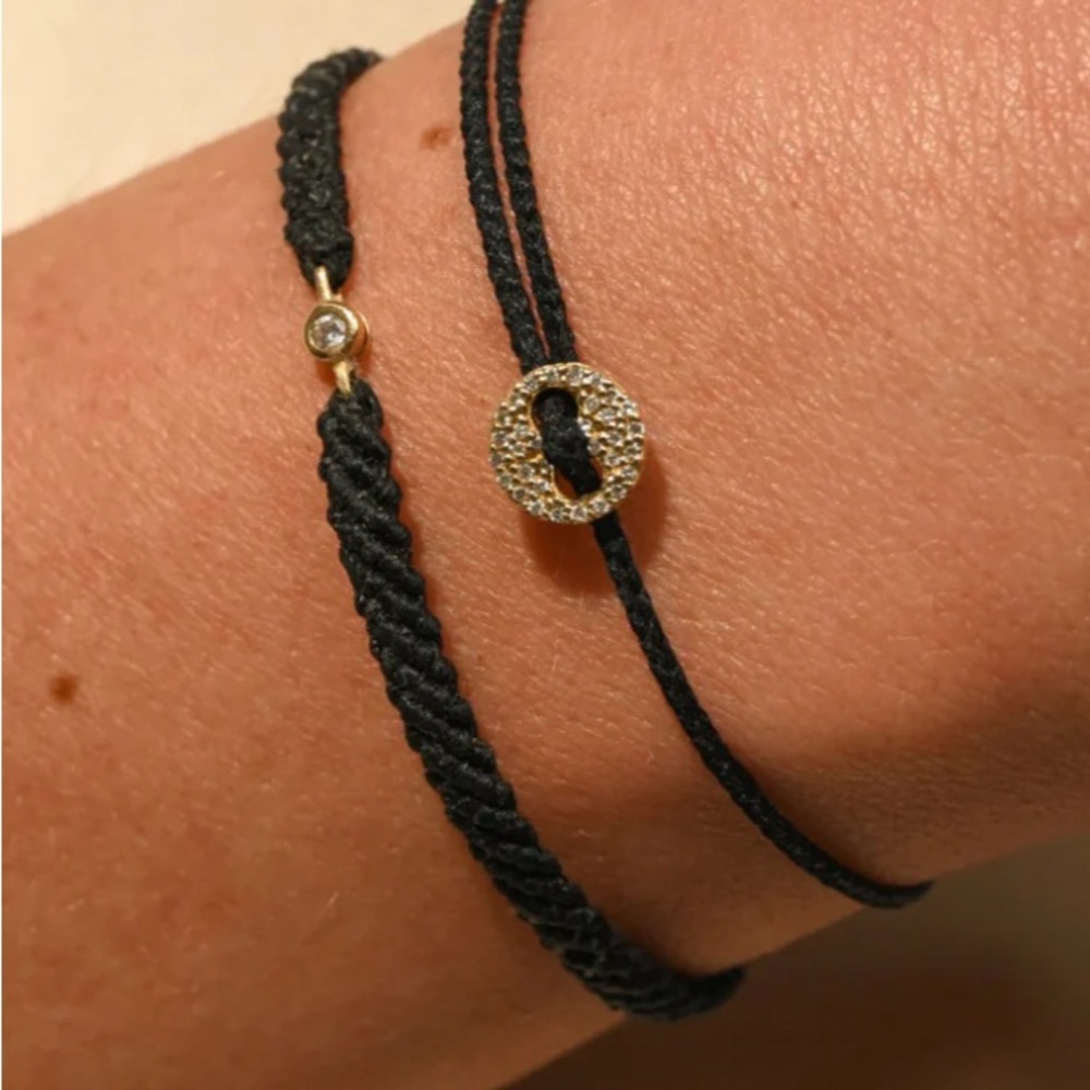 Scosha Classic Diamond Bracelet - Black. Brand New/ Unworn View 3